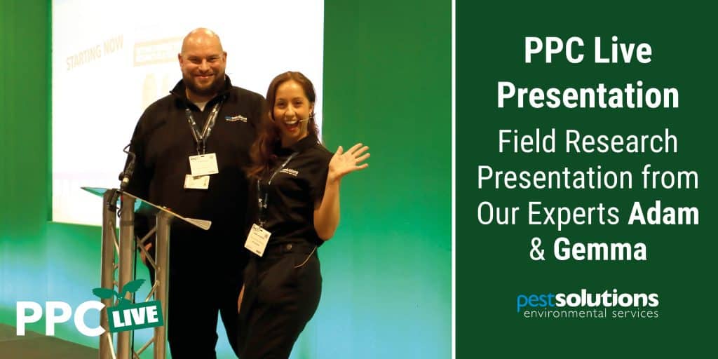 Gemma Sutherland - Adam Wilson - PPC Live Seminar on Pest Control Field Research - Pest Solutions