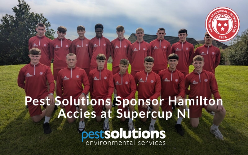 Pest Solutions Sponsor Hamilton Accies at Supercup NI